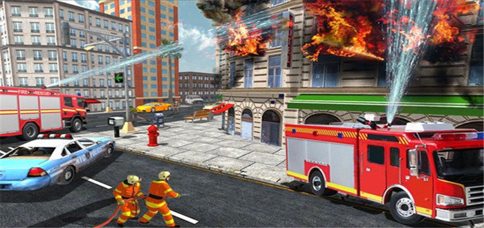 消防车灭火的游戏